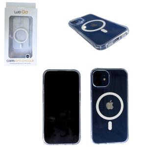 Capa De Celular Trasparente Para Iphone 15 compatível com Carga sem Fio LEEU-1 WEGO