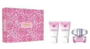 ESTOJO VERSACE BRIGTH CRYSTAL 3 ITENS - EDT + SHOWER GEL + BODY LOÇÃO CORPORAL 888986 BELLA FAMME