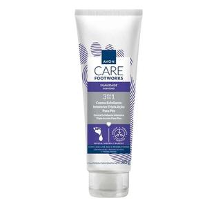 FOOTWORKS CREME ESFOLIANTE INTENSIVO TRIPLA AÇÃO PARA PÉS 80G 324996 AVON