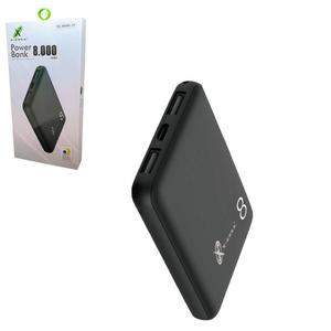 Power Bank 8.000mAh Com Duas Entradas USB e Cabo 3 em 1 lightning USB-C e Micro USB Cores Sortidas XC-BANK-29 X-CELL
