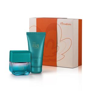 KIT NATURA ILIA COMPLETA 2 ITENS DEO PARFUM/HIDRATANTE CORPORAL MAES 2025 628195 NATURA