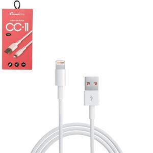 Cabo Para Iphone 1 Metro USB 2.4A Branco CC-11 CROWNPLAY