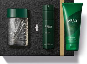 ESTOJO ARBO TRADICIONAL 3 ITENS COLONIA + SHOWER GEL + BODY SPRAY PAIS 2025 855681 BOTICARIO