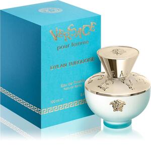 VERSACE POUR FEMME DYLAN TURQUOISE FEMININO EDT 100ML 8585 BELLA FAMME