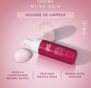 NIINA SECRETS MOUSSE DE LIMPEZA FACIAL PINK 150ML 596966 Eudora