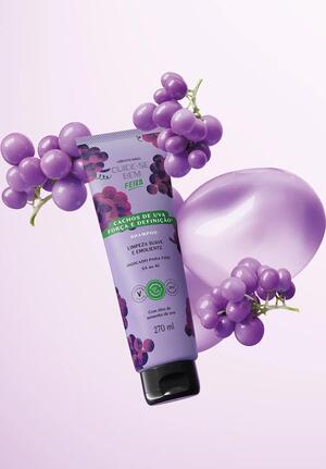 CUIDE SE BEM FEIRA CACHOS DE UVA SHAMPOO 270ML 870646 BOTICARIO