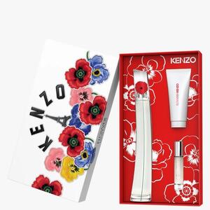 CONJUNTO KENZO FLOWER EDP 3 ITENS EDP 100ML + LOÇÃO 75ML + SIZE 10ML 481336 BELLA FAMME