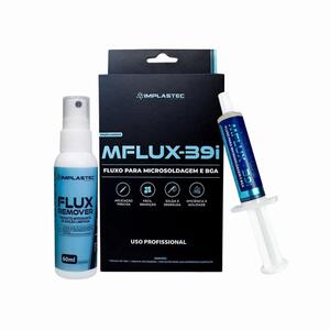 Fluxo de solda em pasta para microsoldagem e BGA 10g MFLUX-39i IMPLASTEC