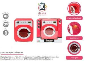 MINI MAQUINA DE LAVAR CHEF STAR BBR TOYS 570750 BBR IMPORTAÇÃO E EXPORTAÇÃO