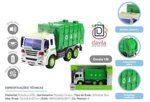 CAMINHAO DE RECICLAGEM CITY BBR TOYS 420817 BELLA FAMME