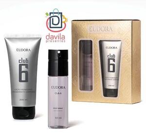 KIT PRESENTE EUDORA CLUB 6 MASC 2 ITENS NATAL 2025 862948 Eudora