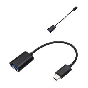 Cabo Conector OTG USB-C Para USB 10 Centímetros Preto BM-8646 B-MAX