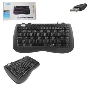 Mini Teclado Ergonômico Multimídia Knup Kp-2008 KP-2008 KNUP