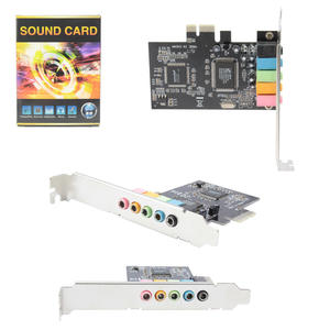 Placa De Som Pci-Express Com 5 Canais SOUND CARD GENERICO