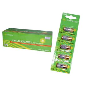 Pilha Bateria Alcalina 12V 23A Sunking Fina CX 50 UNID GENERICO