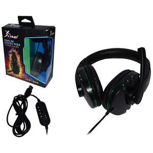 Headphone Gamer Com Microfone Verde Knup KP-359 KP-359 KNUP