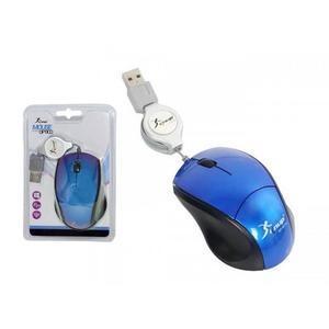 Mini Mouse Usb Retrátil Kp-M619 Azul KP-M619 KNUP