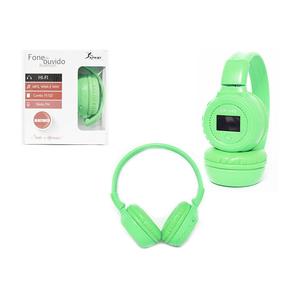 Headphone Digital Micro Tf Radio Fm Bluetooth Verde Kp-348 KP-348 KNUP