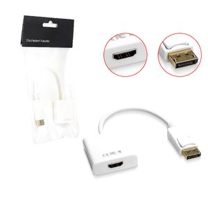 Conversor Displayport Para Hdmi Femea 23 Centimetros Branco DISPLAYPORT GENERICO