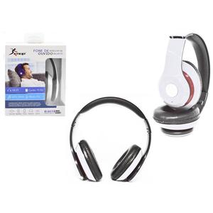 Headphone Bluetooth 3.0 Entrada Sd Card Rádio Fm Mp3 Wma E Wav Branco Kp-363 KP-363 KNUP