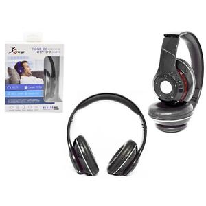 Headphone Bluetooth 3.0 Entrada De Sd Card Rádio Fm Mp3 Wma E Wav Preto Kp-363 KP-363 KNUP