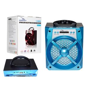 Caixa De Som Bluetooth Com Sd Card P2 Usb Radio Fm D-Bh2013A 80Db 15W Azul D-Bh2013 D-BH2013 GRASEP