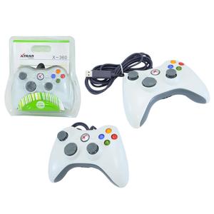 Controle Para Xbox Com Fio Branco Xd521 XD521 XTRAD