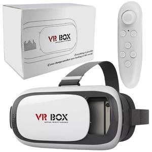 Óculos De Realidade Virtual 3D Box 2.0 Com Controle Bluetooth box GENERICO