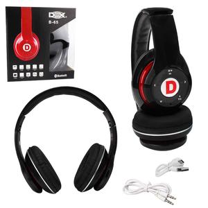 Headphone Bluetooth SD Card FM Preto Dex B-65 B-65 DEX