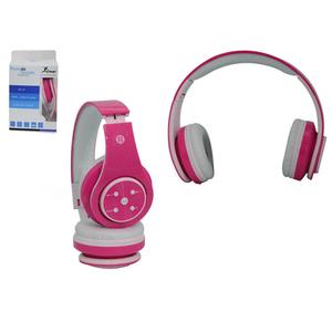 Headphone Bluetooth 3.0 Entrada Sd Card E P2 Rosa Kp-368 KP-368 KNUP