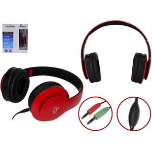 Headphone Pro-Stereo Com Microfone Mp3 Mp4 Wav Vermelho Kp-364 KP-364 KNUP