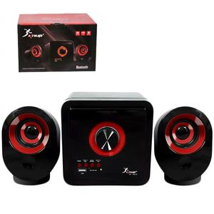 Caixa De Som 2.1 Subwoofer Com Bluetooth Fm Usb Sd Card E Cabo Auxiliar 16W Rosa Kp-6012 KP-6012 KNUP