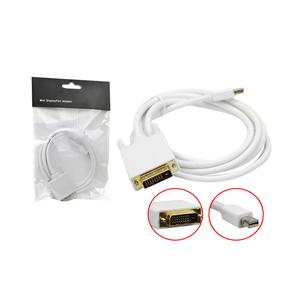 Cabo Conversor Mini DisplayPort Para Dvi Macho 24+1 1.80 Metros MINI DISPLAYPORT GENERICO