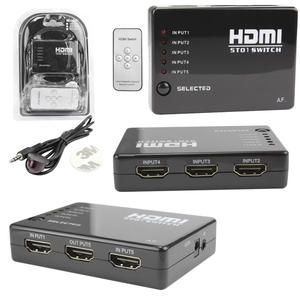 Switch HDMI 1.4 Com 5 Entradas E 1 Saída Para HDMI 1.4B GENERICO