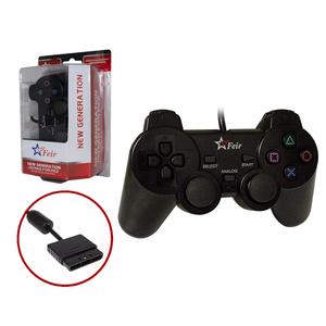 CONTROLE PARA PS2 PRETO - GENERICO