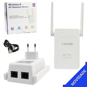 Repetidor E Amplificador Wifi Wirelles Duas Antenas Até 1200 Mbps REPETIDOR GENERICO