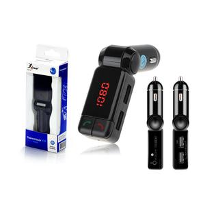 Transmissor Veicular Bluetooth Com 2 USB FM MP3 Mic KNUP FM-034DM FM-034DM KNUP