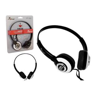 Headphone Com Haste Ajustavel Saida P2 Preto Kp-393 KP-393 KNUP