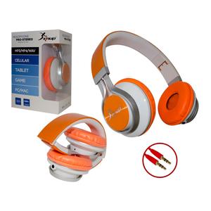 Headphone Pro-Stereo Compativel Com Qualquer Dispositivo P2 Laranja Kp-394 KP-394 KNUP