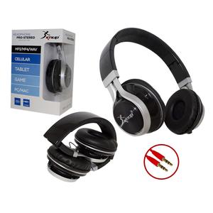 Headphone Fone De Ouvido Pro-Stereo P2 Kp-394 Preto KP-394 KNUP