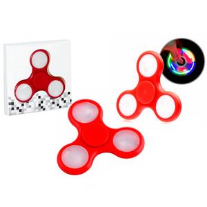 Fidget Hand Spinner Led Anti Stress Vermelho Spinner GENERICO