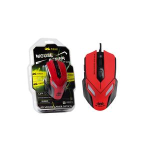 Mouse Óptico Gamer 2400 Dpi Com 6 Botões Kp-V20 Vermelho KP-V20 KNUP