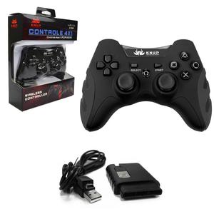 Controle Sem Fio 4 Em 1 Pc Ps1 Ps2 Ps3 Kp-4032 Preto KP-4032 KNUP