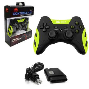 Controle Sem Fio 4 Em 1 Pc Ps1 Ps2 Ps3 Kp-4032 Verde KP-4032 KNUP