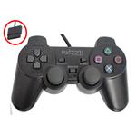 Controle Para Ps2 Com Fio Preto Ctr-90 -Oem CTR-90 EXBOM