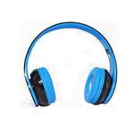 Headphone Bluetooth 3.0 Entrada De Sd Card Rádio Fm Mp3 Wma E Wav Azul E Preto Kp-362 KP-362 KNUP