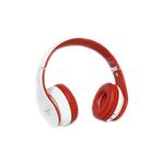 Headphone Bluetooth 3.0 Entrada De Sd Card Rádio Fm Mp3 Wma E Wav Vermelho E Branco Kp-362 KP-362 KNUP