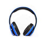 Headphone Bluetooth 3.0 Entrada Sd Card Rádio Fm Mp3 Wma E Wav Azul Kp-363 KP-363 KNUP