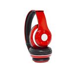 Headphone Bluetooth 3.0 Entrada Sd Card Rádio Fm Mp3 Wma E Wav Vermelho Kp-363 KP-363 KNUP