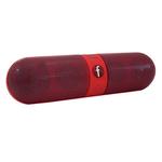 Caixa De Som Bluetooth 4W Com Suporte Para Sd Card P2 Usb Radio Fm Vermelho MINI SPEAKER FIVESTAR